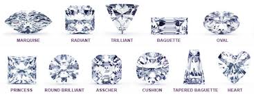 what are the most common diamond shapes