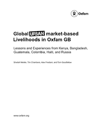 Lessons And Experiences From Kenya Bangladesh Guatemala Colombia Haiti And Russia