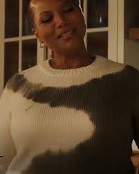 The Equalizer S03 Queen Latifah Olive & White Tie Dye Sweater