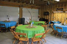 Img 0322 Jpg 1600 1067 Garage Party Table Setting Design Decorating Small Spaces