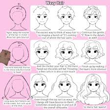 I think it's best to simplify hair into simple forms instead of drawing one hair at a time. Magic Poser On Twitter How To Draw Hair Anime Style Learn How To Draw Straight Wavy And Curly Hairstyles At Any Length For Your Character Art Celebrating Hair Of All