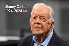 Just saw that Jimmy Carter has passed. May he RIP ❤️
