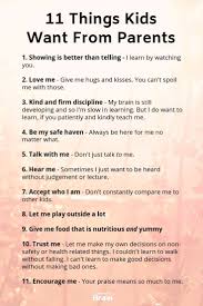 11 Tips On Raising Children If Parents Listen Closely To What Kids Want We Will Find That Sometimes Raising Children Parenting Smart Parenting Good Parenting