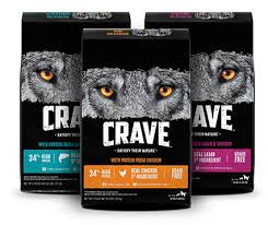 Crave With Protein From Chicken Adult Grain Free Dry Dog Food 12 Lb Bag