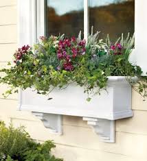 Amazon Com Optional Wall Mount Decorative Brackets For Yorkshire Window Planter Box Set Of 2 In White Pati Window Planters Window Planter Boxes Window Boxes
