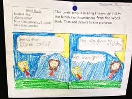 In french, there's a sort of. Make A Spanish Comic Strip Word Bank Comic Strips Comics