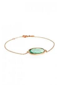 green ametist tasli oval bileklik ametist bi lekli k altin