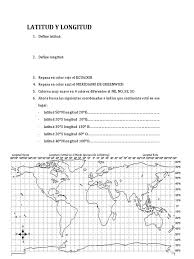 All lines of longitude are equal in length. Latitud Y Longitud Pdf