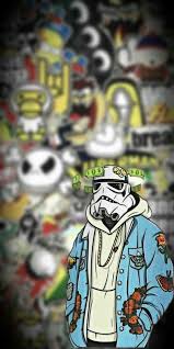 Remove wallpaper in five steps! Wallpaper Cartoon Wallpaper Swag Wallpaper Graffiti Wallpaper Iphone