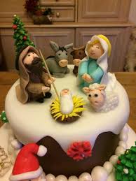 Creche En Pate A Sucre Desserts Food Cake