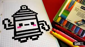 Handmade Pixel Art How To Draw A Kawaii Spray By Garbi Kw Pixelart Pixel Art Pix Art Minecraft Pixel Art
