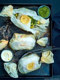Papillotes De Cabillaud A La Salsa Verde Recette En 2020 Papillote De Cabillaud Poisson En Papillote Papillote