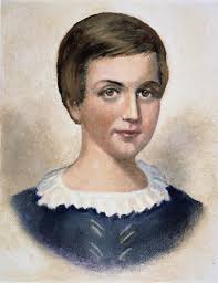 Emily Elizabeth Dickinson /N(1830-1886) As A Child. Oil Painting, N.D.  Poster Print by Granger Collection