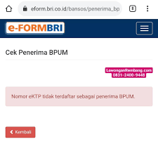 Informasi penerima bpum tahap ketiga ini bisa diakses melalui eform.bri.co.id/bpum. Cara Cek Apakah Kamu Dapat Bantuan Pelaku Usaha Mikro Bpum Lewat Form Bri Lowongan Rembang