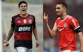 Internacional x flamengo _ final. Duelo De Artilheiros Partida Entre Flamengo X Internacional Marca Disputa Entre Galhardo E Pedro