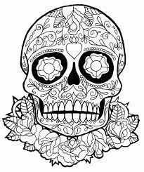 Look around at the butterfly coloring pages and also pick the one you desire to make use of. Sugar Skull Coloring Pages Download Coloring Home