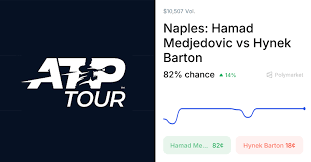 Polymarket Odds Favor Medjedovic Over Barton in Upcoming ATP Match