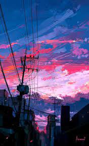 Hd Phone Wallpaper Scenery Wallpaper Digital Painting Anime Scenery