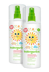 Amazon Com Babyganics Mineral Based Baby Sunscreen Spray Spf 50 6oz Spray Bottle Pack Of 2 Health Personal Care Baby Sunscreen Babyganics Sunscreen