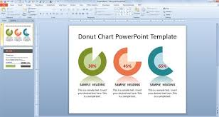 free donut chart powerpoint template