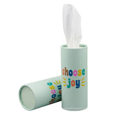 Just drop your kleenex perfect fit box into these cylinders and recap it. Custom Gift Tube Tissues Cylinder Box Tissue Paper 2 Ply 30 60 Sheets Wood Pulp China Tube Tissue And Toilet Paper Price Made In China Com