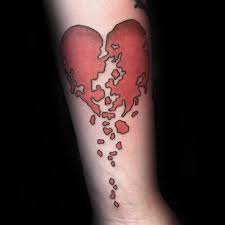 A broken heart symbolizes heartbreak or failure.heart is a symbol of love and the broken hearts holds meaning opposite to it. 100 Broken Heart Tattoo Designs Ideas