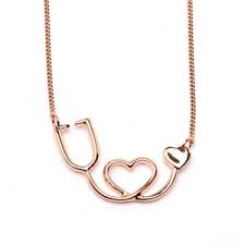 It will perfectly match that cute dress you're planning to wear! Stethoscope Necklace Rose Gold Ebay