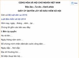 Gửi yêu cầu vào mail: HÆ°á»›ng Dáº«n Cach Viáº¿t Giáº¥y Uá»· Quyá»n Láº¥y Sá»• Báº£o Hiá»ƒm Xa Há»™i Chi Tiáº¿t Dá»‹ch Vá»¥ Báº£o Hiá»ƒm