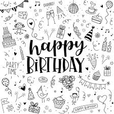 Good Photo Happy Birthday Card Tips Shopping For Your Friends And Relatives Amusing Careful Or Perh Birthday Doodle Happy Birthday Doodles Happy Birthday Art