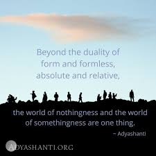 Beyond The Duality Of Form And Formless Absolute And Relative The World Of Nothingness And The Wor Spiritual Quotes Acceptance Quotes Spiritual Enlightenment