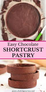 Chocolate Shortcrust Pastry Chocolate Pie Crust Tasty Pastry Chocolate Pies