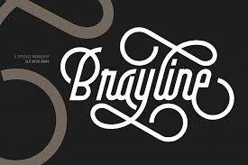 Script, timed just as the commercial or act breaks in a broadcast would be, so the reader knows how exciting every beat of the script is. Brayline 111255 Script Font Bundles Old Neon Signs Typeface Business Card Logo