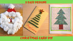 Also, a lot of fun christmas card ideas for teens and tweens too! 3 Easy Xmas Card Design Ideas Diy How To Make A Christmas Cards At Home Last Minute Card Ideas Youtube