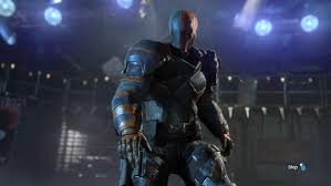 After getting to the designated location, you need to climb up a building with a season's greetings billboard right next to it and activate the pressure pad. Batman Arkham Origins Deathstroke Penguin Imb Show