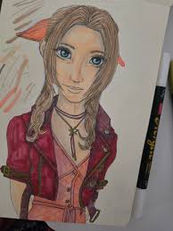 My Aerith's portrait, hope you like it 🥰