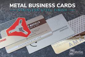 Sophisticated modern stainless steel business card with. Metal Business Cards Metal Business Cards My Metal Business Card World Leader In Metal Cards