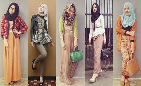 Hasil gambar untuk Gambar baju muslim masa kini