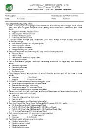 Kunci buku pr intan pariwara ini saya bagikan dalam bentuk file pdf, sehingga kalian dapat membukanya menggunakan smartphone maupun komputer. Doc Soal Uts Genap Aswaja 7 Genap Muhammad Haris Academia Edu