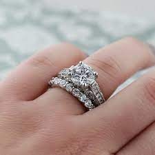 Miadonna Conflict Free Jewelry Antique Rings Vintage Diamond Hybrid