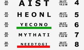 14 Meticulous Eye Test Chart Driving Test