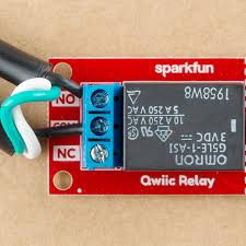 Only minimal assembly is required! Qwiic Single Relay Hookup Guide Learn Sparkfun Com