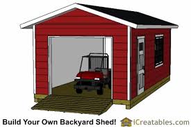 Shed homes have an open floor layout, allowing virtually infinite flexibility in how to use space. 12x24 Garage Shed Plans Icreatables Com