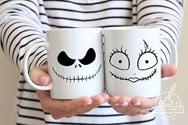 See more ideas about nightmare before christmas, painted shoes, nightmare before. Halloween Mug Nightmare Before Christmas Couples Mug Jack Sally Halloween Wife Gift Idea His And Hers Christmas Mugs Skellington Amazon Ca Home