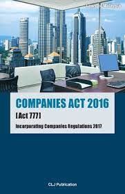 This provision allows the incorporation of a company with only one. Companies Act 2016 Act 777 Continuing Professional Development