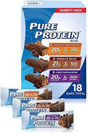 We compiled a list of over 100 protein bars so we just stock up on these top nutrition bar picks. Amazon Com Pure Protein Bars High Protein Nutritious Snacks To Support Energy Low Sugar Gluten Free Variety Pack 1 76oz 18 Pack Health Personal Care