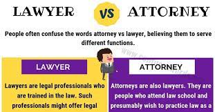 A lawyer is a parent term of attorney. a lawyer can be an attorney or not. Attorney Vs Lawyer How To Use Lawyer Vs Attorney Correctly Confused Words