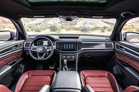 The interior also comes standard with the usual techy equipment. 2020 Volkswagen Atlas Cross Sport Suv Interior Review Seating Infotainment Dashboard And Features Carindigo Com