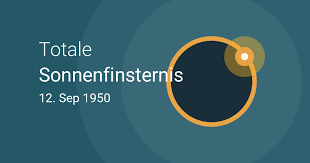 Aber es gibt noch eine weitere möglichkeit, das spektakel indirekt zu beobachten, wie der tagesspiegel berichtet. Totale Sonnenfinsternis 12 September 1950