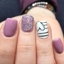 Acquire The Perfect Manicure At Home In The Same Way As A Tiny Help Shop A Big Variety Of Nail Polish From Su In 2020 Heart Nail Designs Valentines Nails Purple Nails