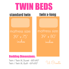 Below, you can see a chart which represents most of the common mattress dimensions in the usa. Your Ultimate Guide To Bedding Dimensions U Create